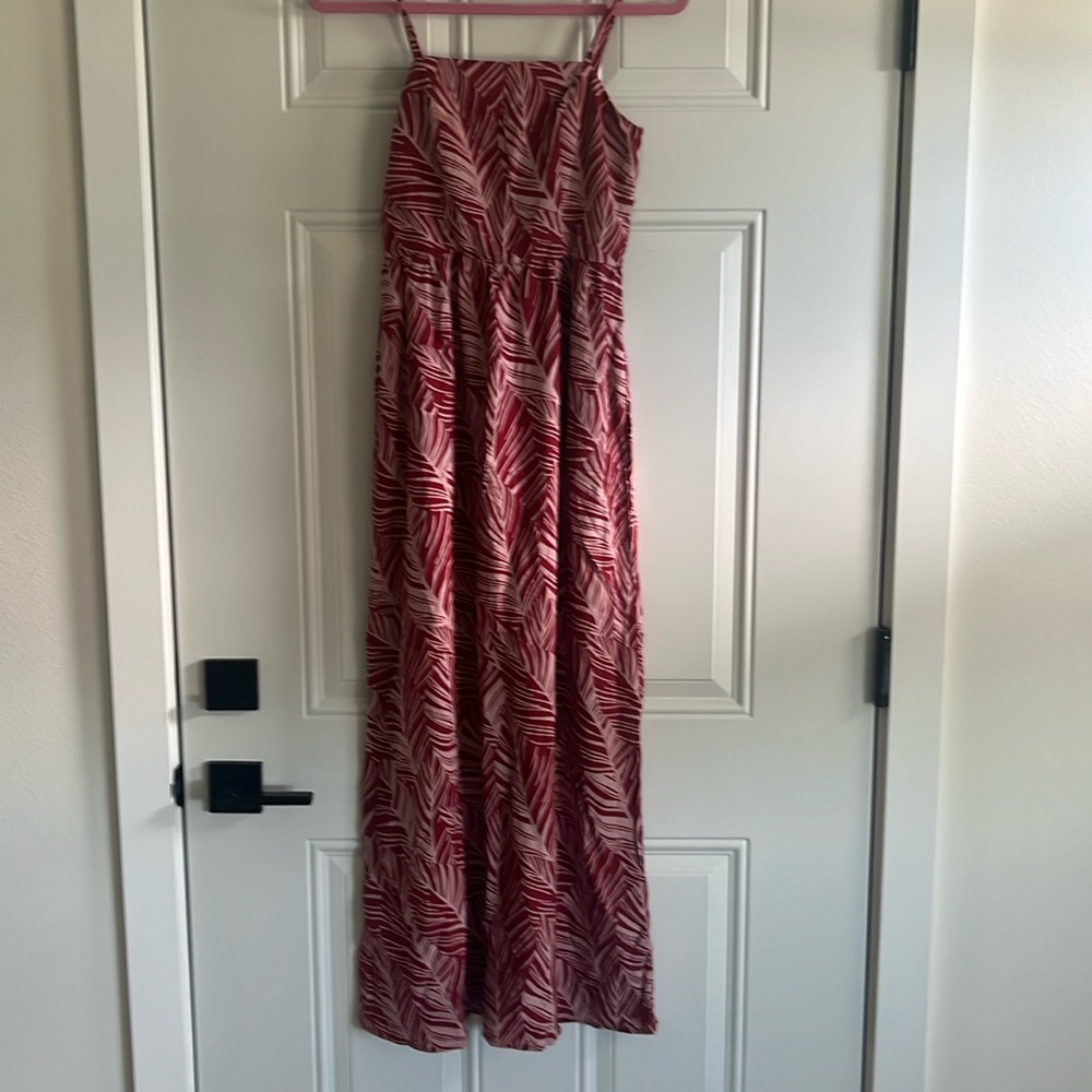 Lily Rose New With Tags Red Sleeveless Square Neck Maxi Dress Size Small